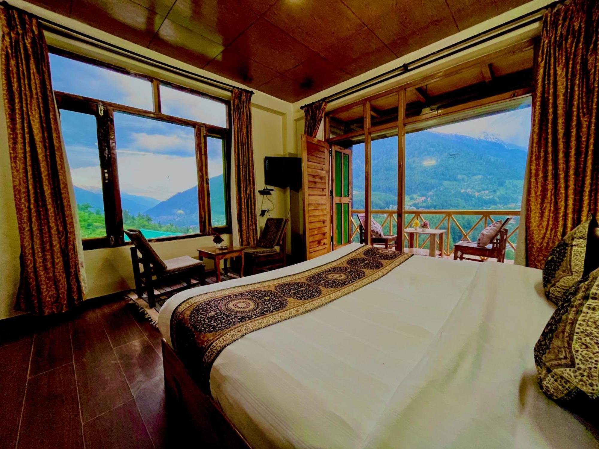 Naina Spring Resort, Manali - Away From City Hustle Manāli Exterior foto